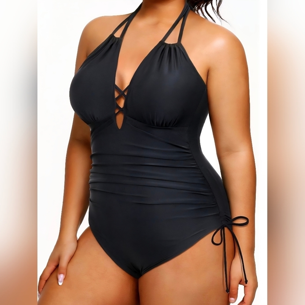 Aqua Eve Plus Size Swimsuit #524 - Picture 8 of 11